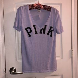 Victoria Secret Pink lavender tee nwt